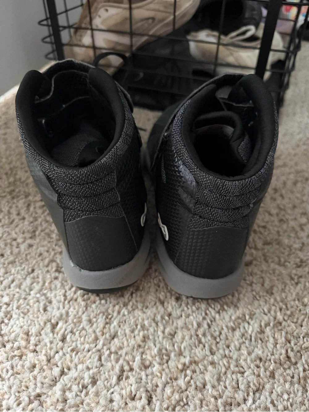 NFINITY Black Mid-Top Athletic Sneakers